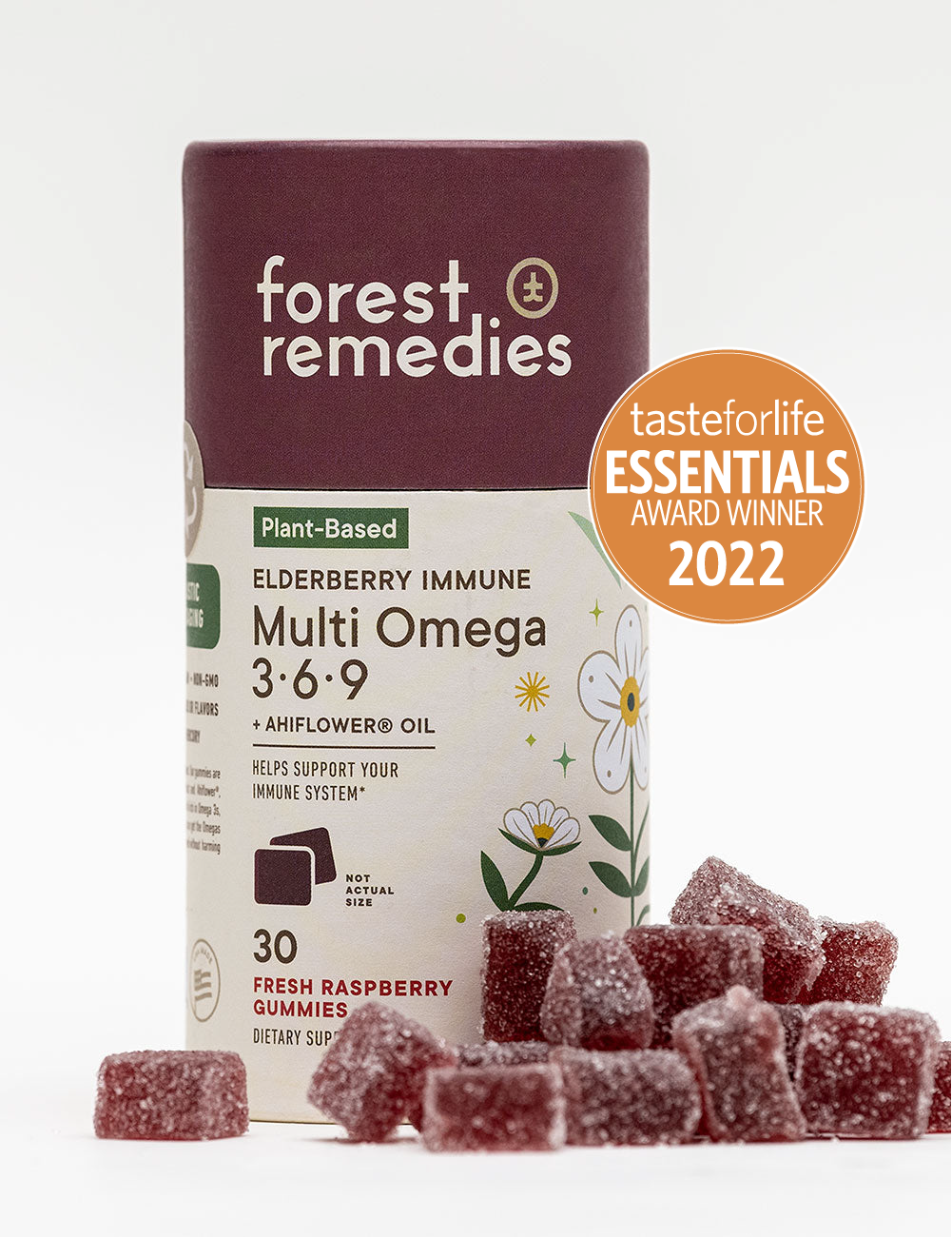 Elderberry Immune Multi Omega 3-6-9 with Ahiflower Oil Gummies