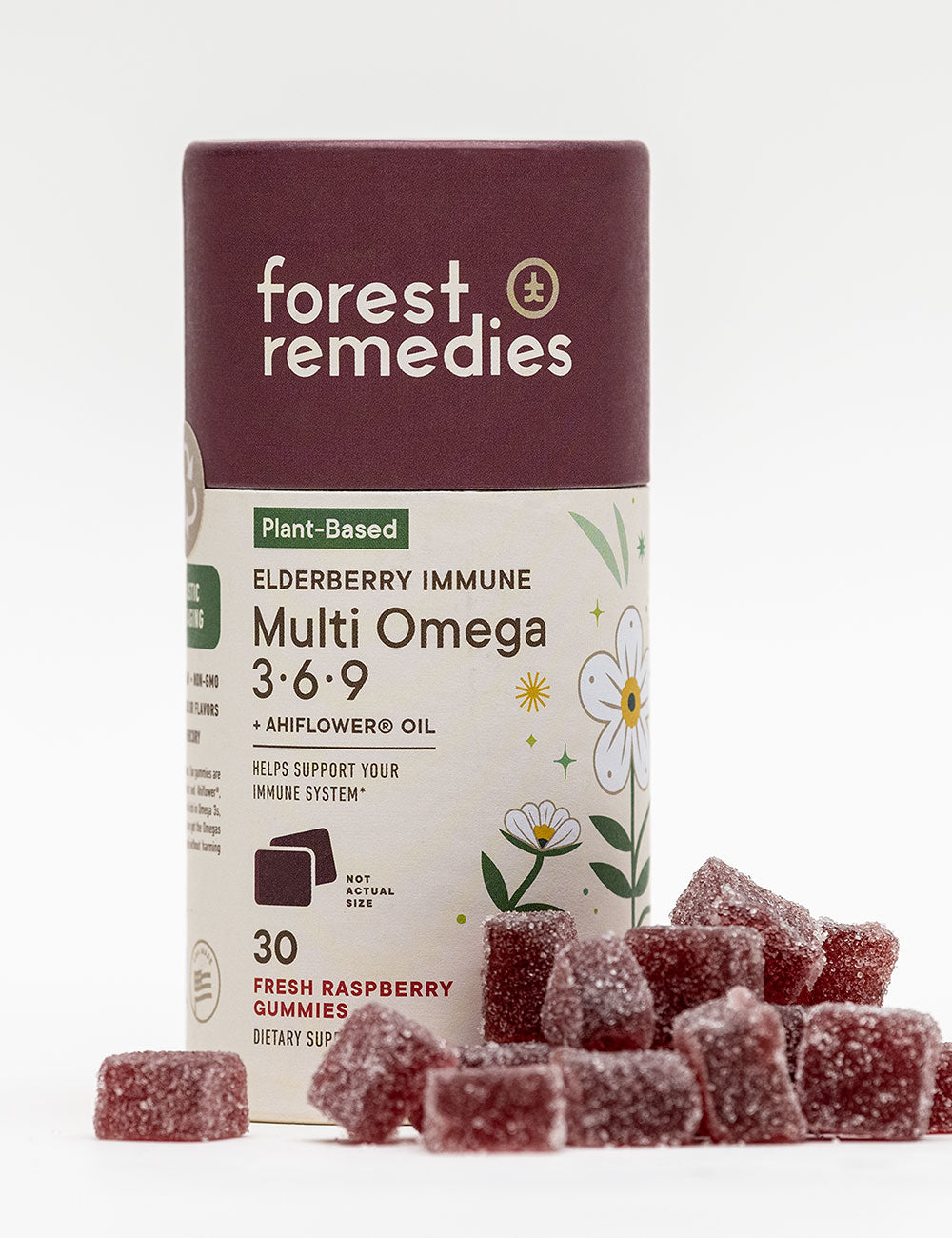Elderberry Immune Multi Omega 3-6-9 with Ahiflower Oil Gummies